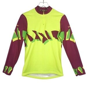 Tommaso Neon Cycling Long Sleeve Pullover